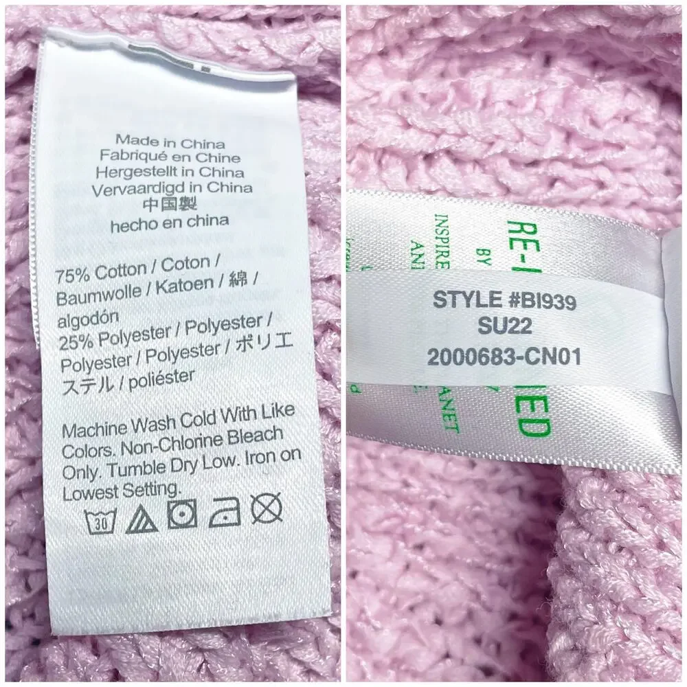 J. CREW High-Neck Halter Sweater Tank in Frosty Lavender Petal Pink Size XS